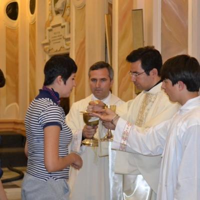1 mai: Gransasso (Italia): Pelerinaj al unui grup de tineri români din Roma la sanctuarul "Sfântul Gabriel al Maicii Indurerate"