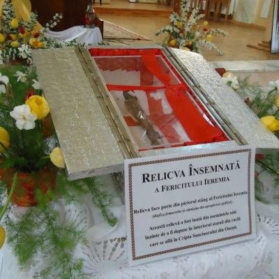 11-12 mai: Frumoasa: Celebrarea Zilei Bolnavului în prezenţa relicvei fericitului Ieremia