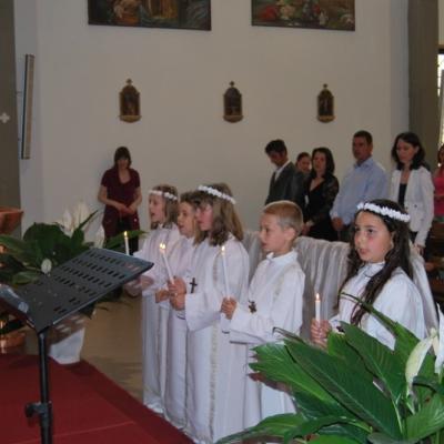 13 mai: Ladispoli: "Voi sunteţi prietenii mei". Prima Împărtăşanie