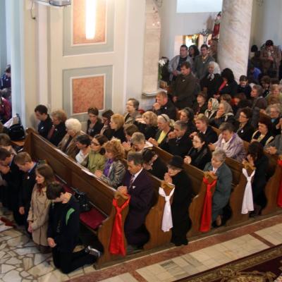 13 mai: Suceava: Hramul bisericii "Sfântul Ioan Nepomuk". Foto: Eduard Lucaci