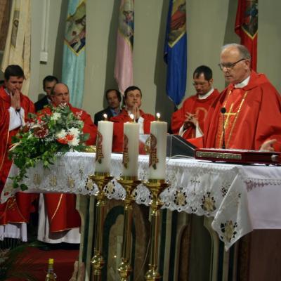 13 mai: Suceava: Hramul bisericii "Sfântul Ioan Nepomuk". Foto: Eduard Lucaci