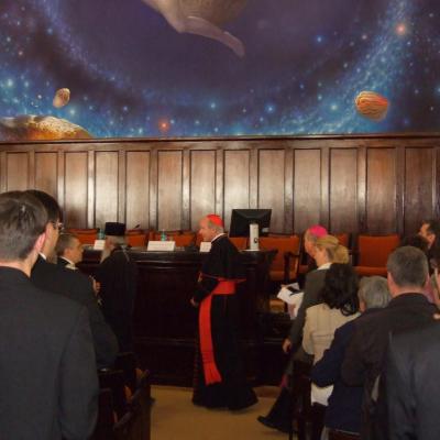 21-22 mai: Iaşi: Vizita cardinalului Christoph Schönborn cu ocazia primirii titlului de Doctor Honoris Causa