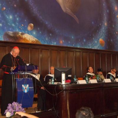 21-22 mai: Iaşi: Vizita cardinalului Christoph Schönborn cu ocazia primirii titlului de Doctor Honoris Causa