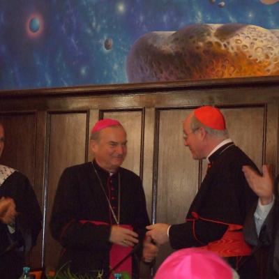 21-22 mai: Iaşi: Vizita cardinalului Christoph Schönborn cu ocazia primirii titlului de Doctor Honoris Causa