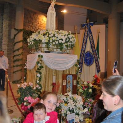23 mai: Cesano: Primind vizita statuii sfintei Fecioare Maria de la Fatima