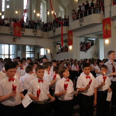 26 mai: Iaşi "Sfântul Anton de Padova": Sărbătoarea administrării Mirului