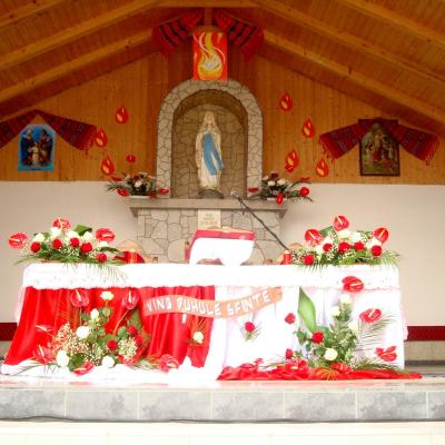 28 mai: Cleja "Sfântul Francisc": Administrarea sfântului Mir