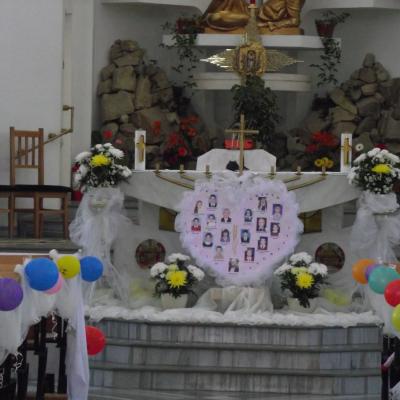 3 iunie: Târgu Ocna: Prima sfântă Împărtăşanie
