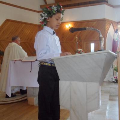 3 iunie: Dofteana: Prima sfântă Împărtăşanie