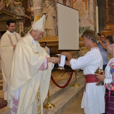 24 iunie: Roma: PS Petru Gherghel în vizită la comunitatea română catolică