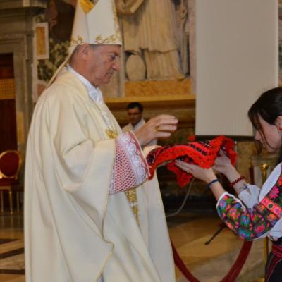 24 iunie: Roma: PS Petru Gherghel în vizită la comunitatea română catolică
