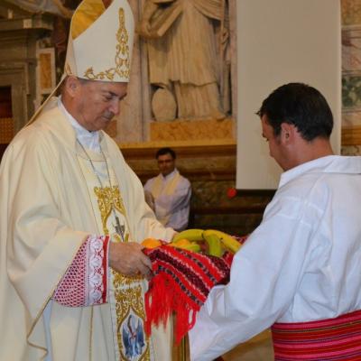 24 iunie: Roma: PS Petru Gherghel în vizită la comunitatea română catolică