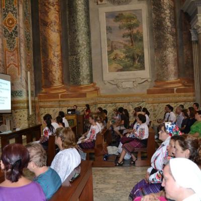 24 iunie: Roma: PS Petru Gherghel în vizită la comunitatea română catolică