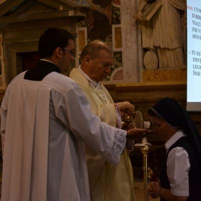 24 iunie: Roma: PS Petru Gherghel în vizită la comunitatea română catolică
