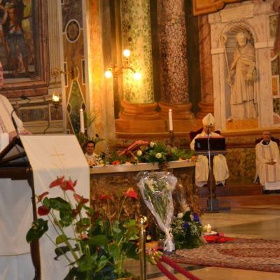 24 iunie: Roma: PS Petru Gherghel în vizită la comunitatea română catolică