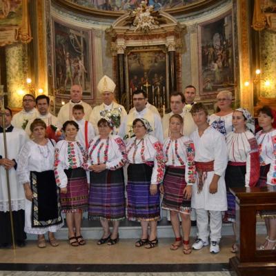 24 iunie: Roma: PS Petru Gherghel în vizită la comunitatea română catolică