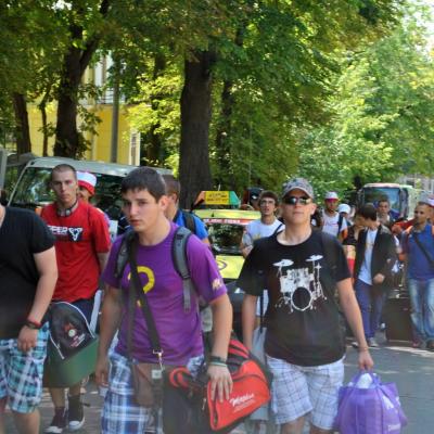 25 iulie: INTC Iaşi: Sosirea tinerilor participanţi