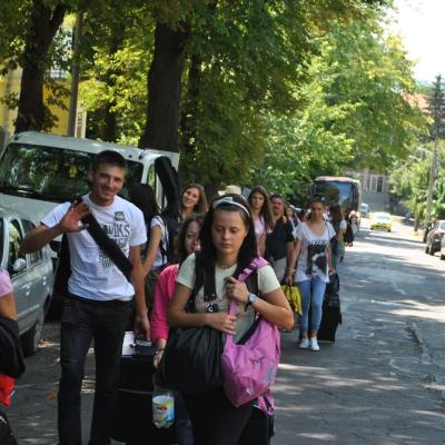 25 iulie: INTC Iaşi: Sosirea tinerilor participanţi