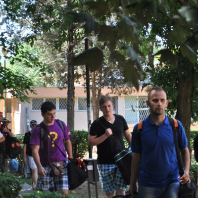 25 iulie: INTC Iaşi: Sosirea tinerilor participanţi