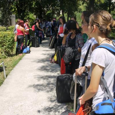 25 iulie: INTC Iaşi: Sosirea tinerilor participanţi
