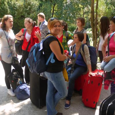 25 iulie: INTC Iaşi: Sosirea tinerilor participanţi