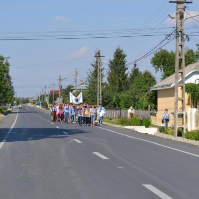 31 iulie: Pildeşti: Sosirea Crucii Tinerilor