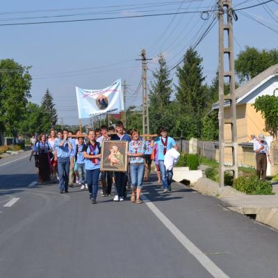 31 iulie: Pildeşti: Sosirea Crucii Tinerilor