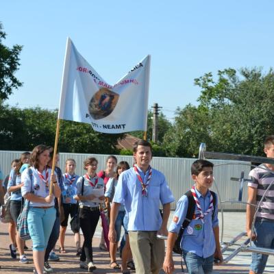 31 iulie: Pildeşti: Sosirea Crucii Tinerilor