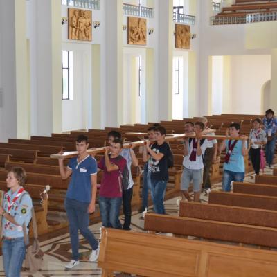 31 iulie: Pildeşti: Sosirea Crucii Tinerilor