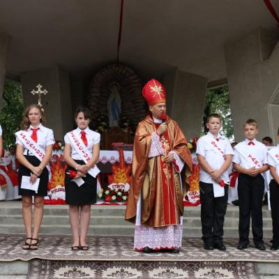 12 august: Gherăeşti: Administrarea Mirului